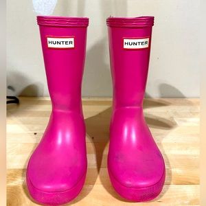 Girls Hunter Boots (size 11)
